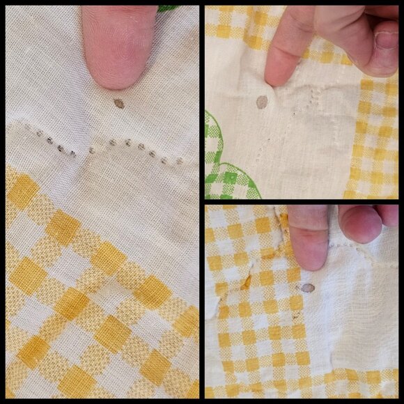 Retro‎ Country Quilted Thin Bedspread Coverlet Yellow Green Queen King Floral - Picture 6 of 12